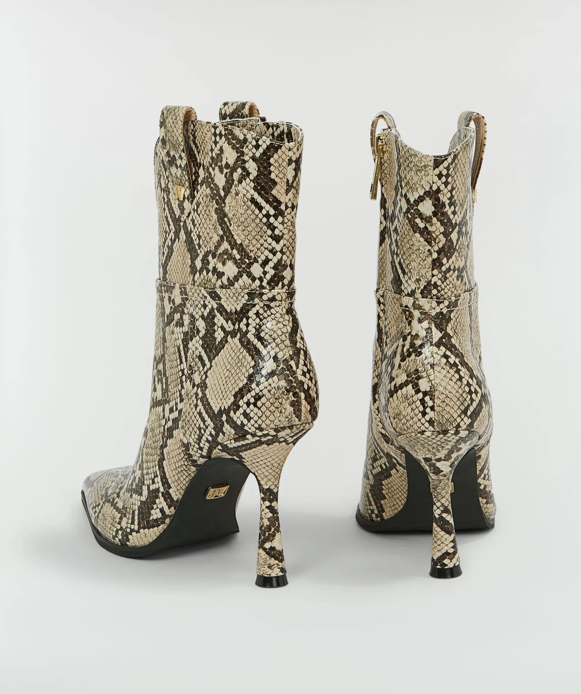 ADELINE laarzen met slangenprint - snake