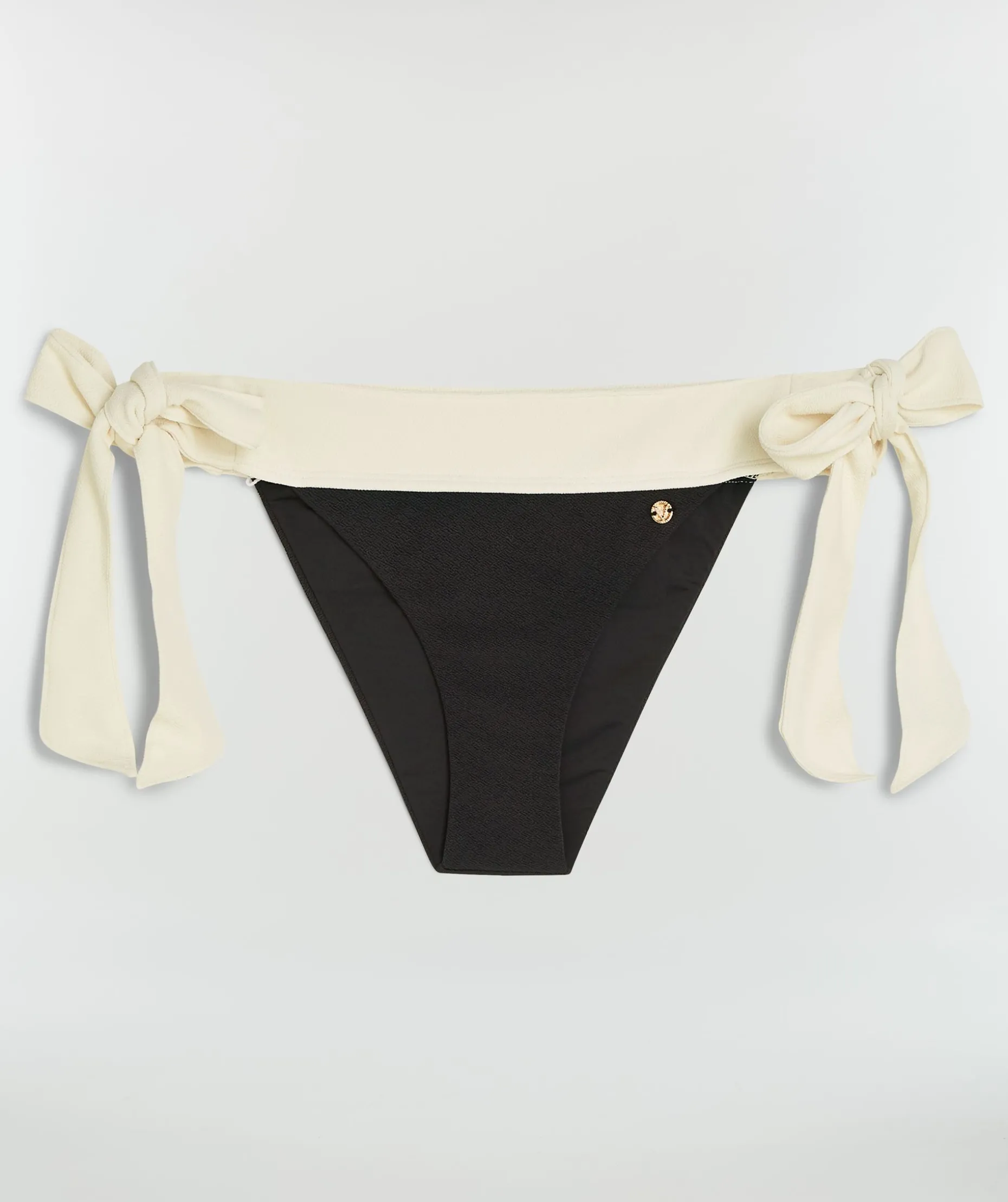 AIRE mid rise bikinibroekje - black creme white