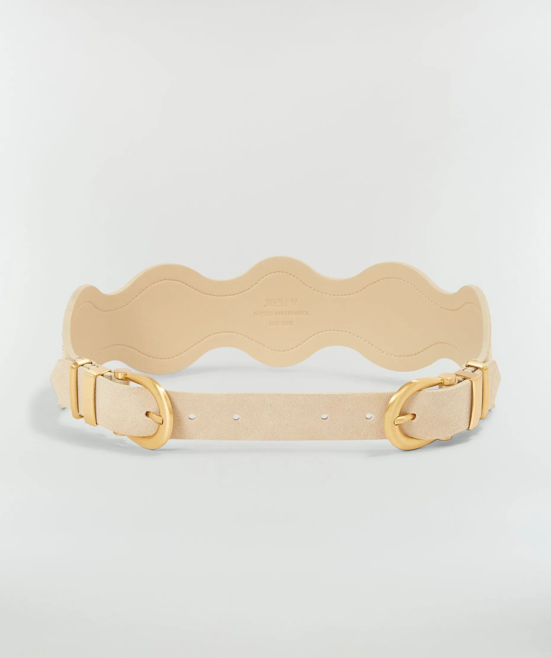 BYANCA riem van suède - beige