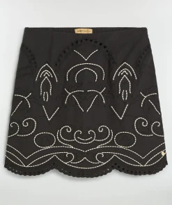 CATI high waisted mini skirt - black