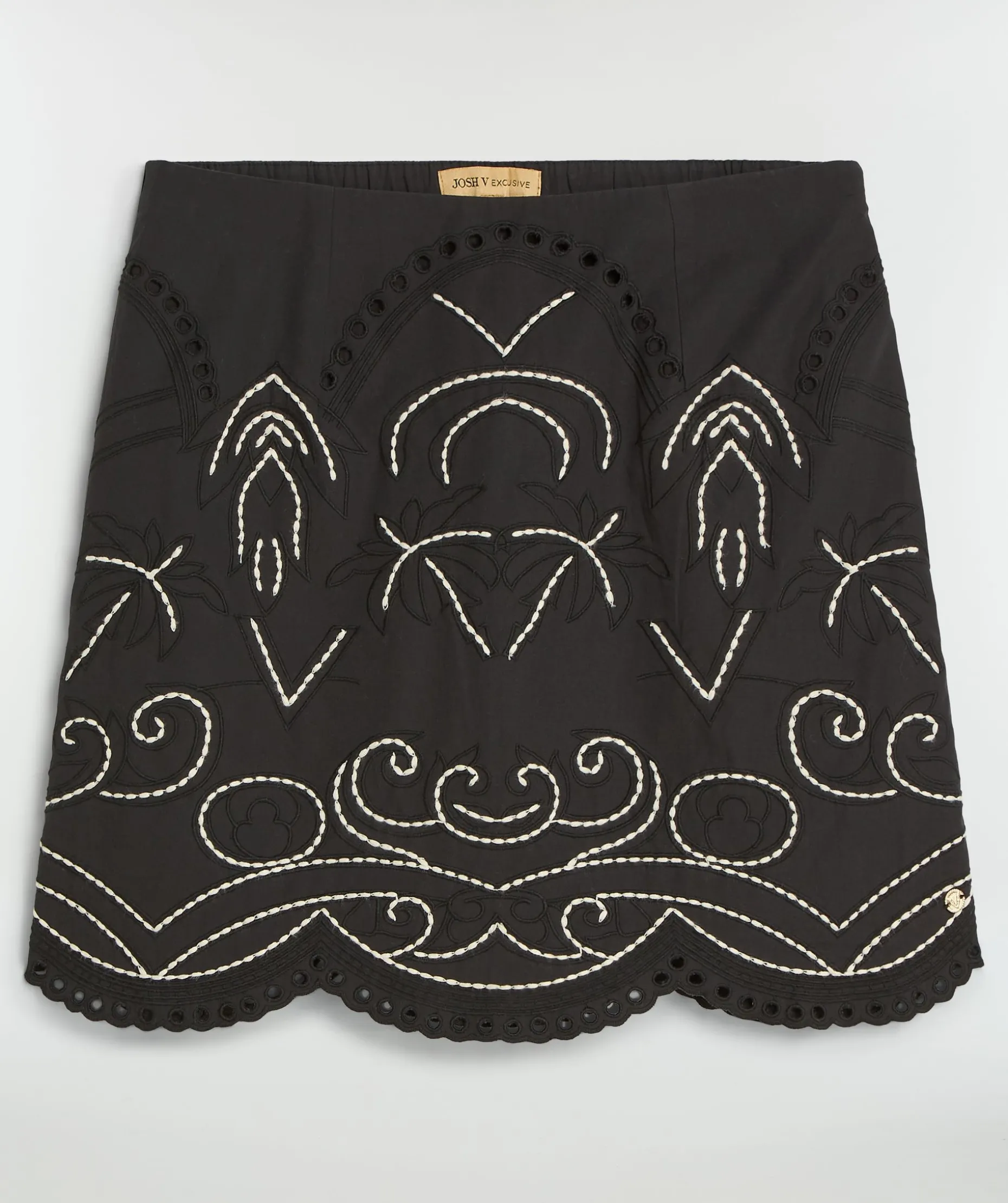 CATI high waisted mini skirt - black
