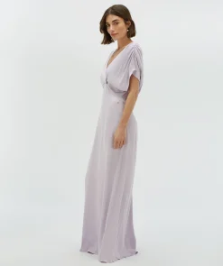 CORRIN regular fit jurk in satijn look - lilac