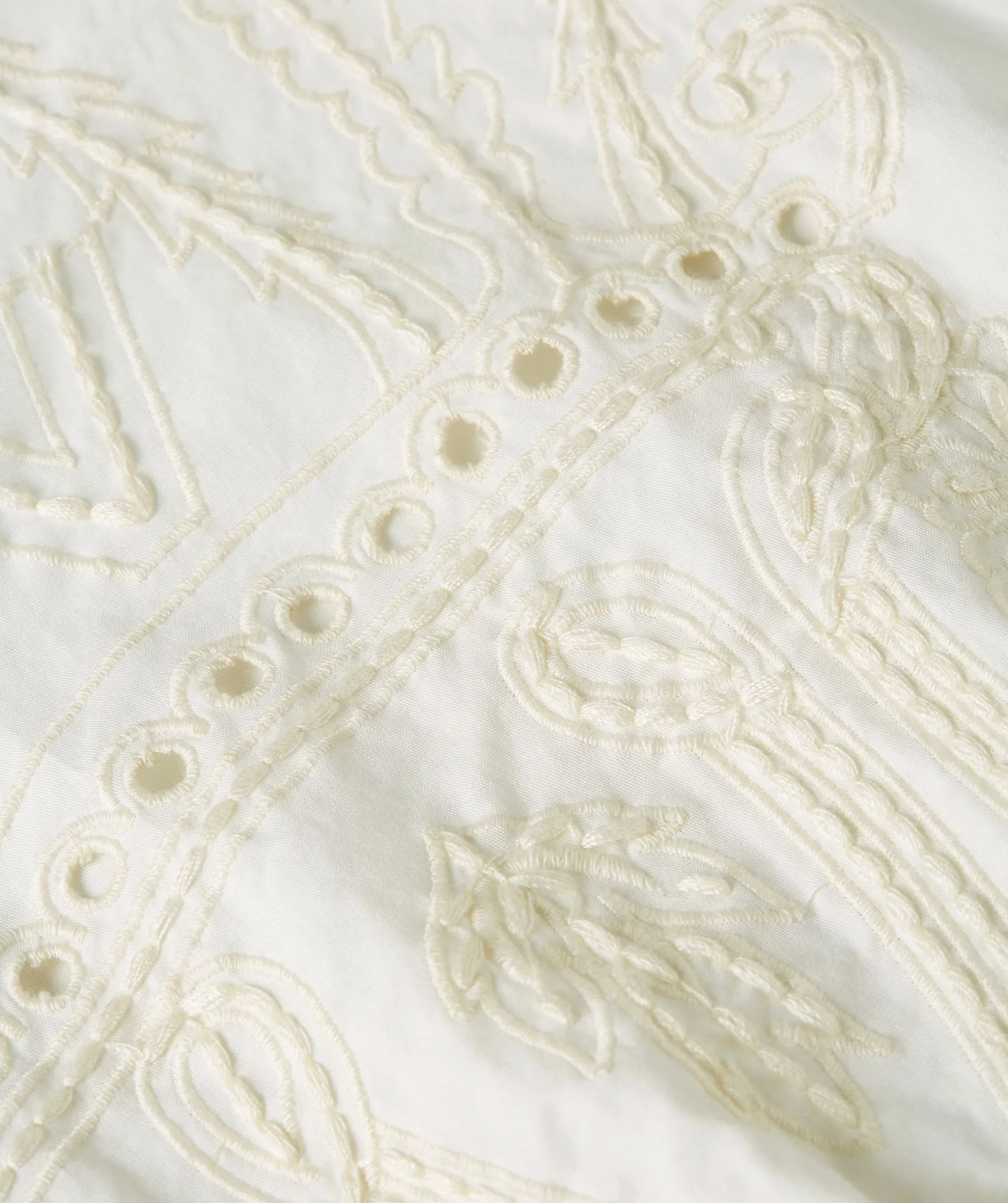 DAPHNE cropped blouse - white