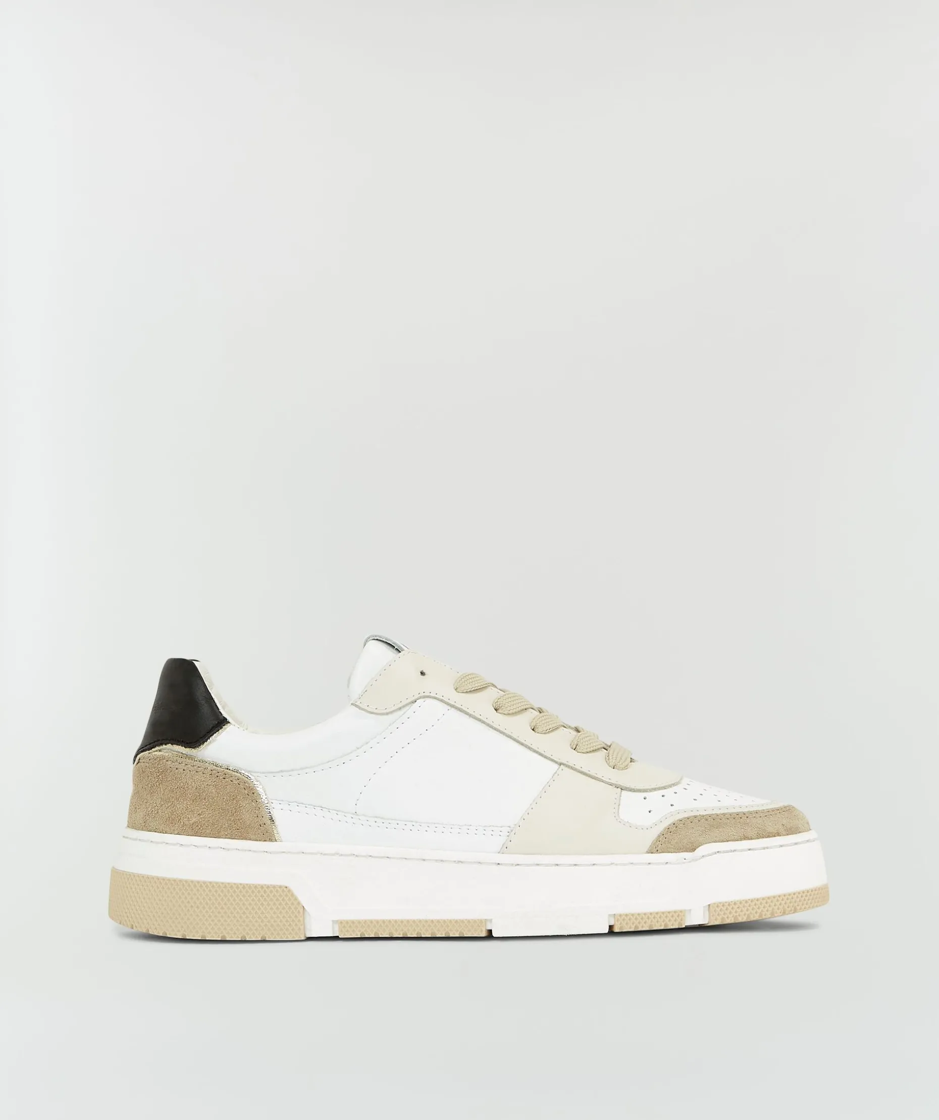 DELIA sneakers van leer - white