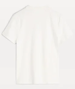 DORIE regular fit T-shirt met logo - off white