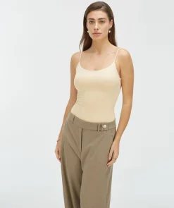 ELVIO super fitted body - ecru