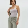 ELVIO super fitted body - lilac