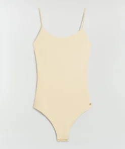 ELVIO super fitted body - ecru