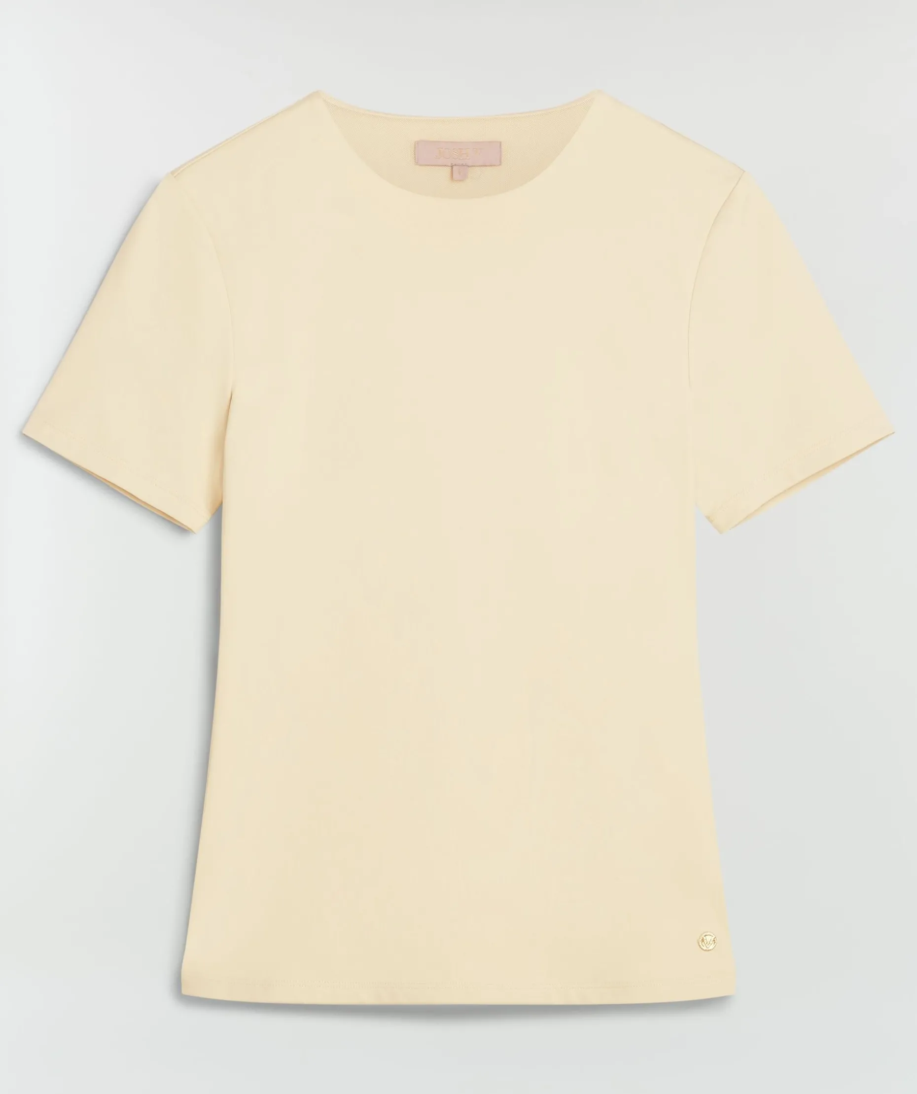 EMILY fitted T-shirt - ecru
