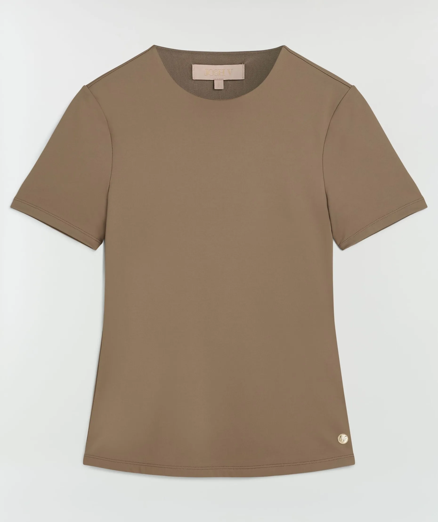 EMILY fitted T-shirt - mink