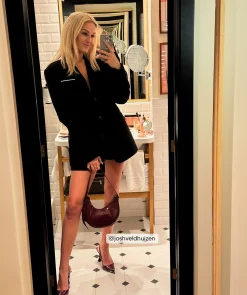 ESTRELLA oversized blazerjurk met short - black