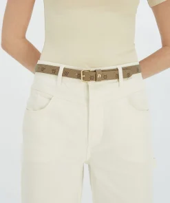 EVAI riem met logoprint - mink