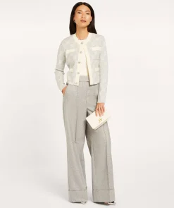 EVERLY slim fit vest met logoprint - grey melange