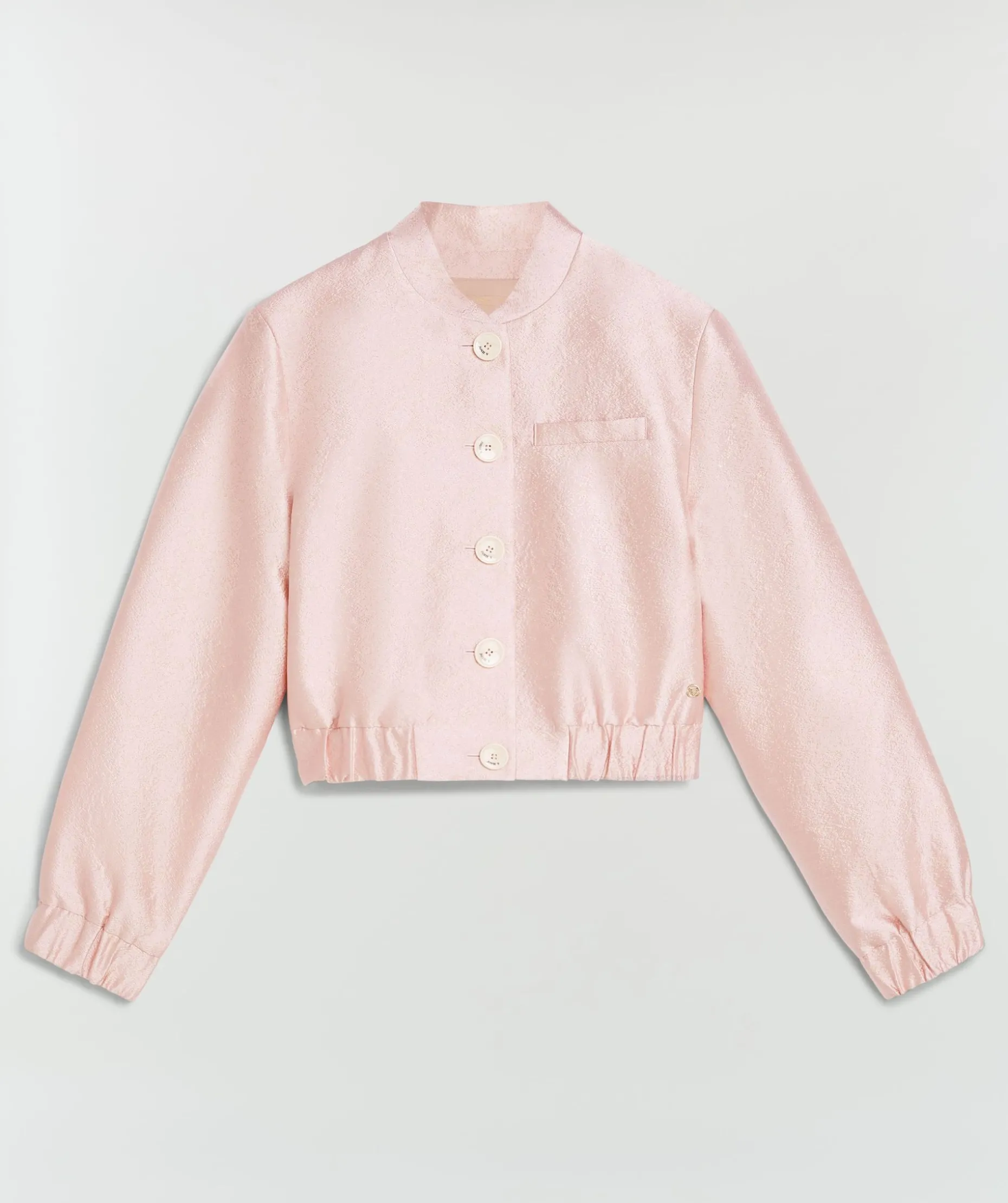 FABIENNE bomber jacket met lurex - pinkaboo