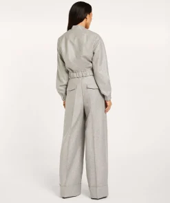 FABIENNE bomberjas met lurex - grey silver