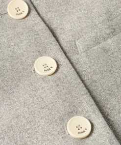 FABIENNE bomberjas met lurex - grey silver