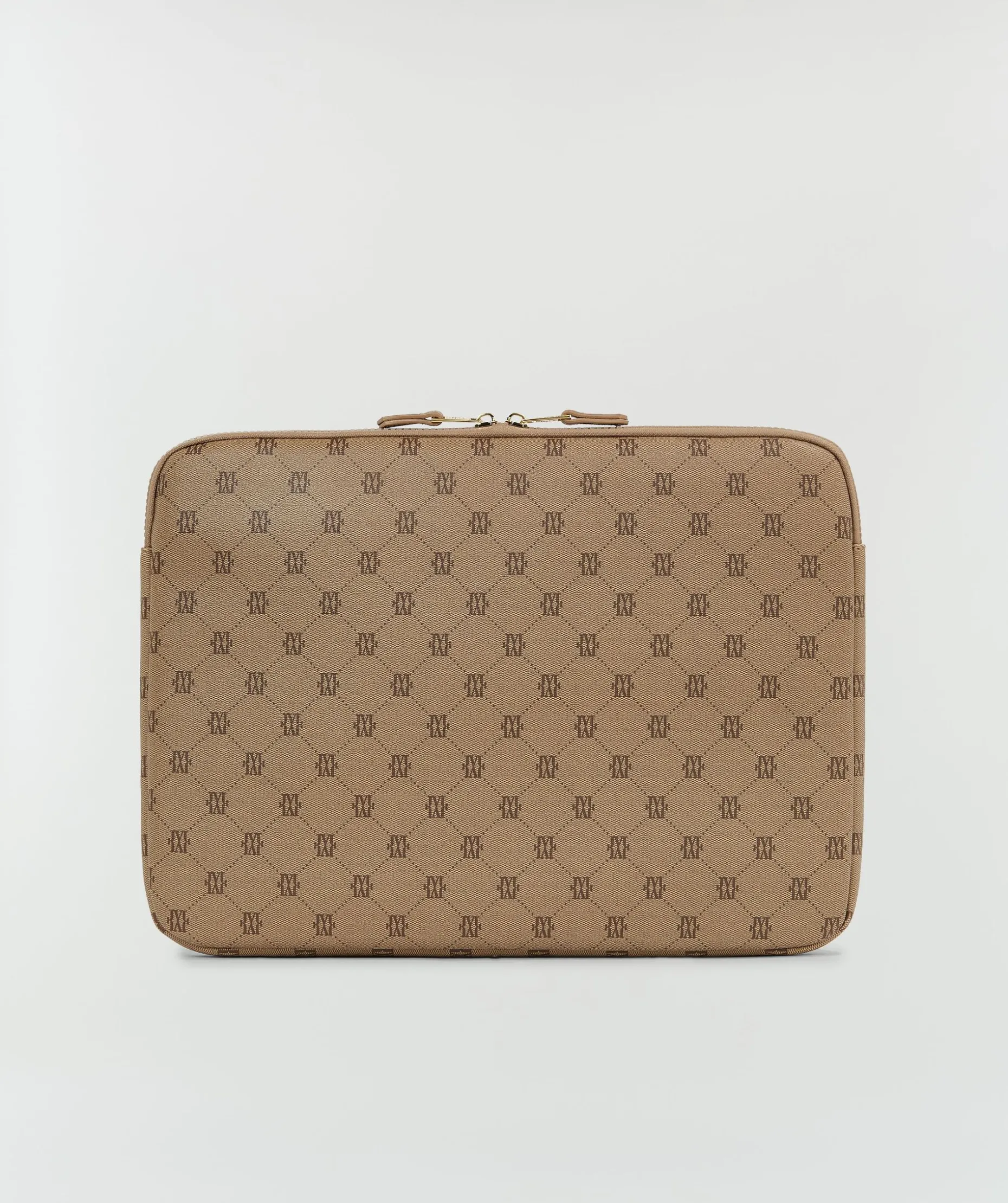 FELICIA laptophoes met logoprint - mink