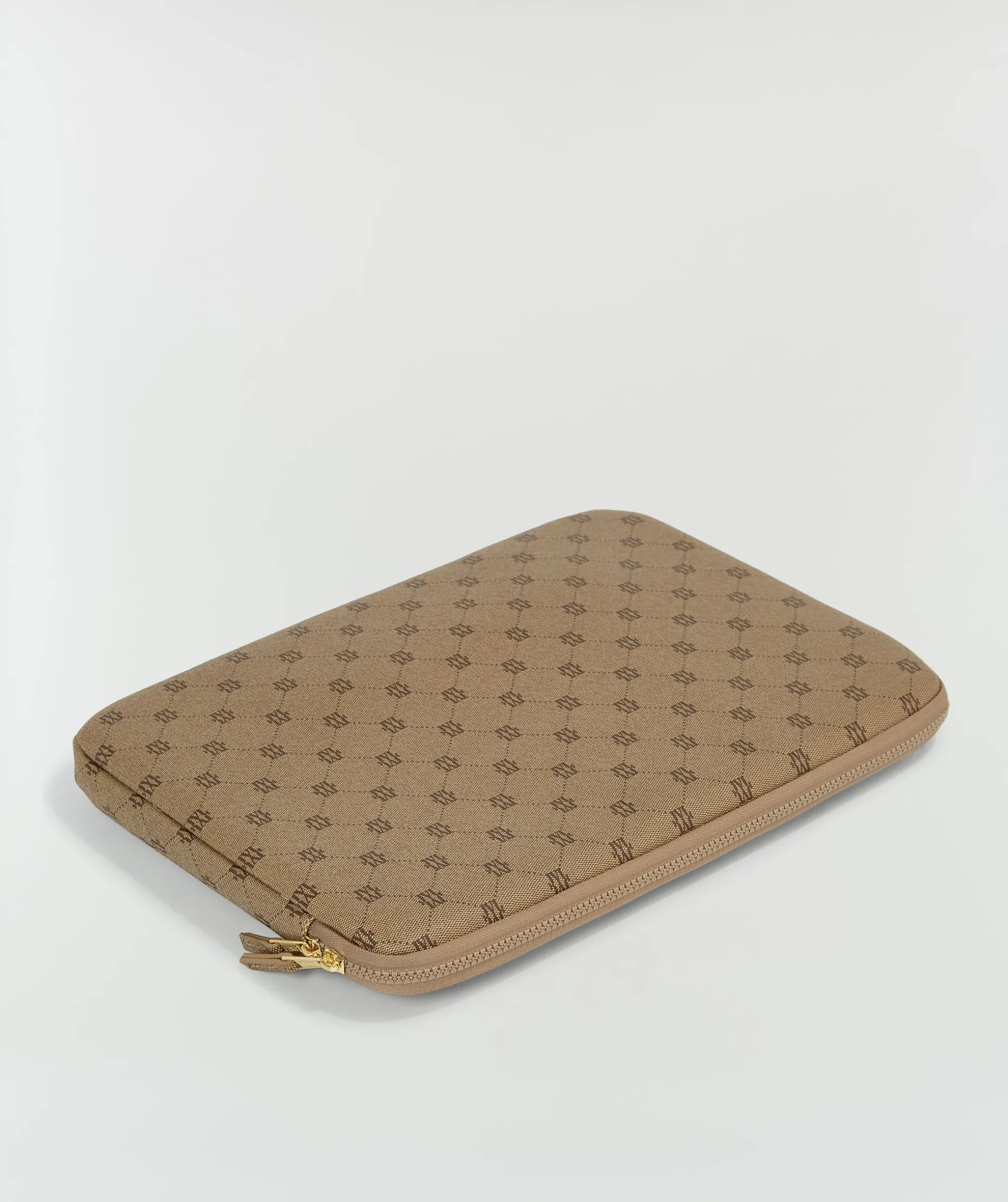 FELICIA laptophoes met logoprint - mink