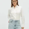 GAEL regular fit body blouse - off white