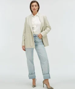 GAEL regular fit body blouse - off white