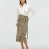 HANNAH high waisted rok met slangenprint - snake