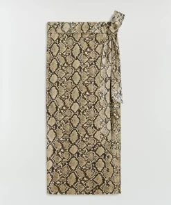 HANNAH high waisted rok met slangenprint - snake
