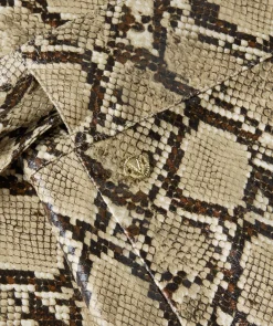 HANNAH high waisted rok met slangenprint - snake