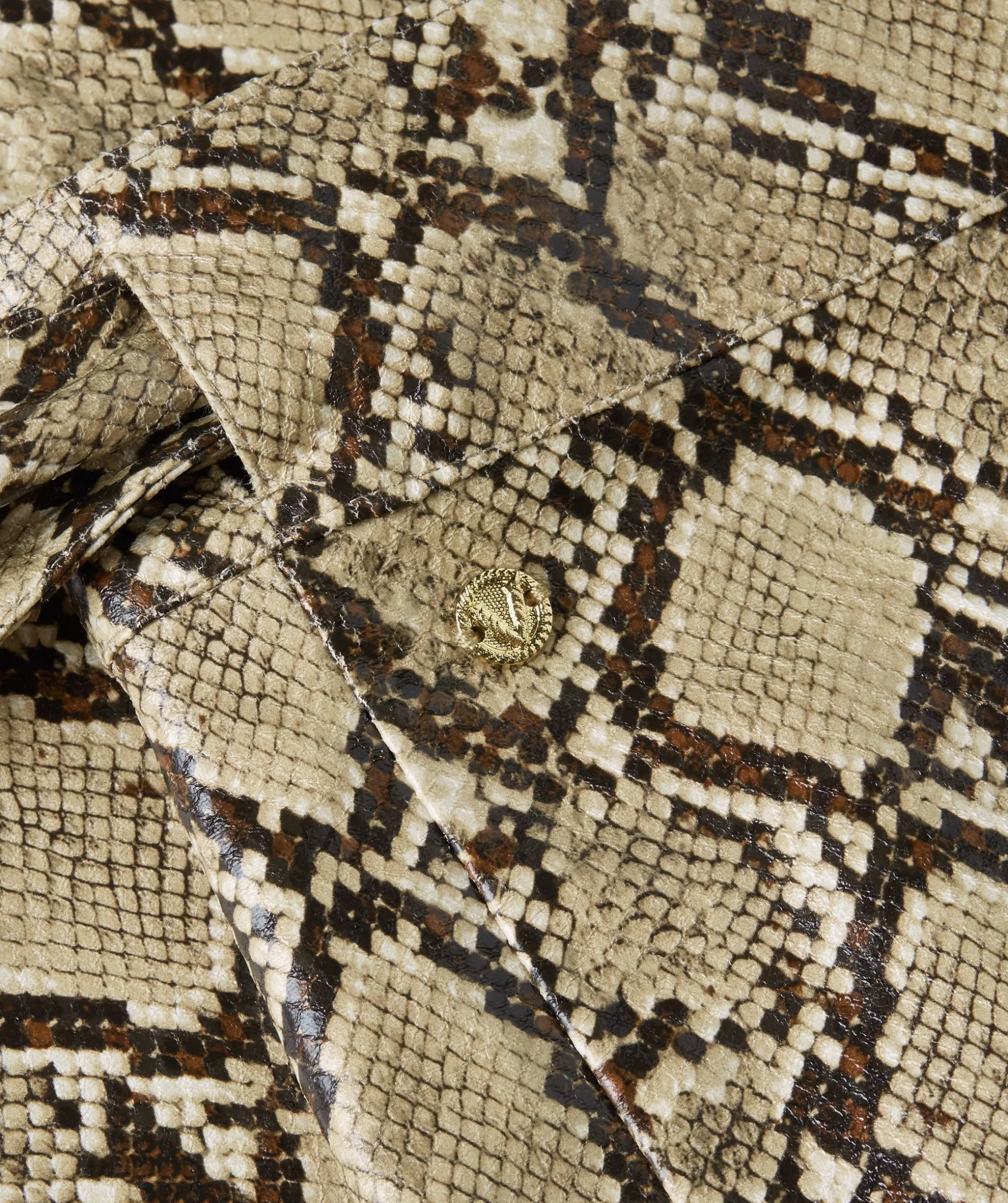 HANNAH high waisted rok met slangenprint - snake