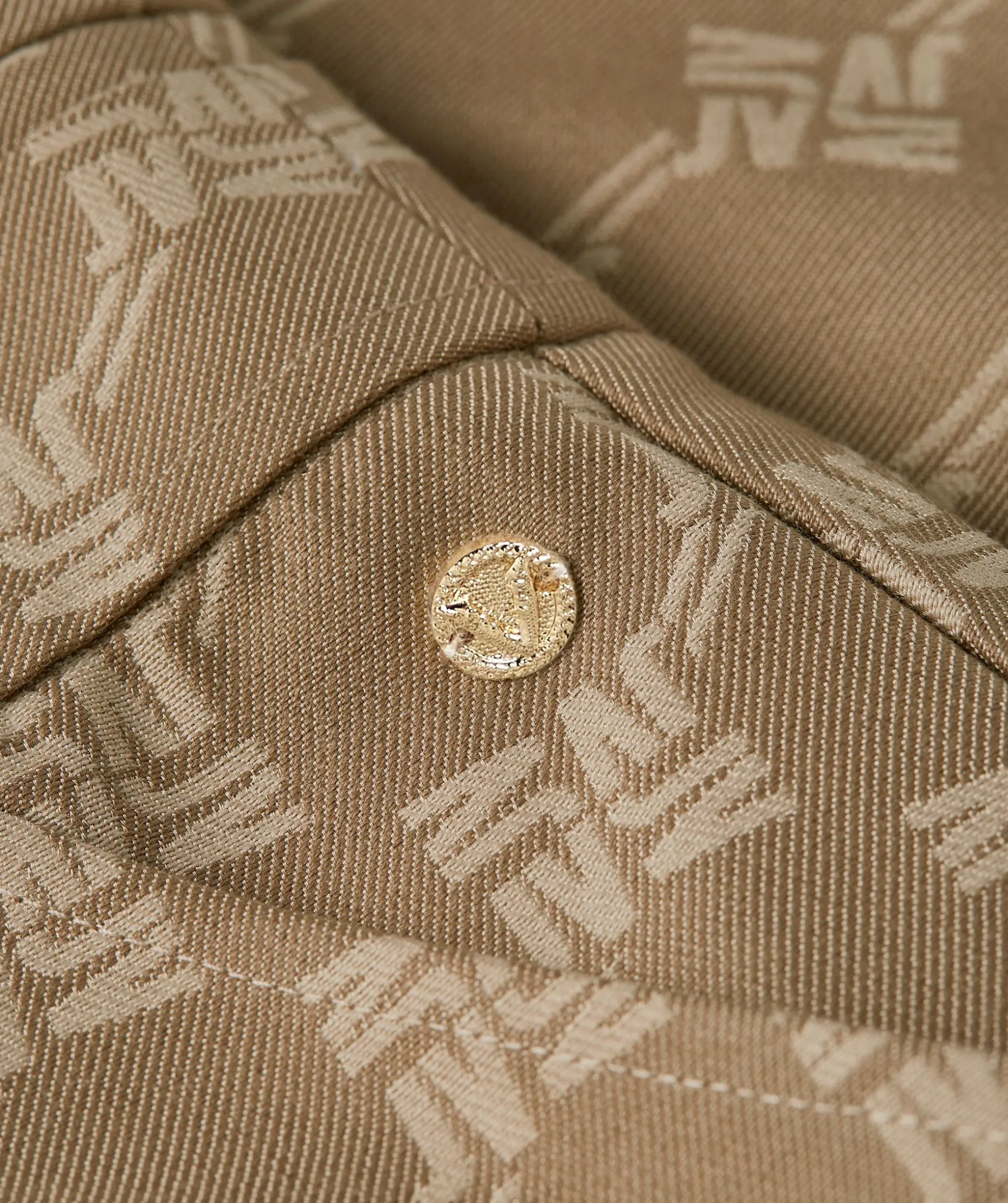 HAVA minirok met logoprint - mink