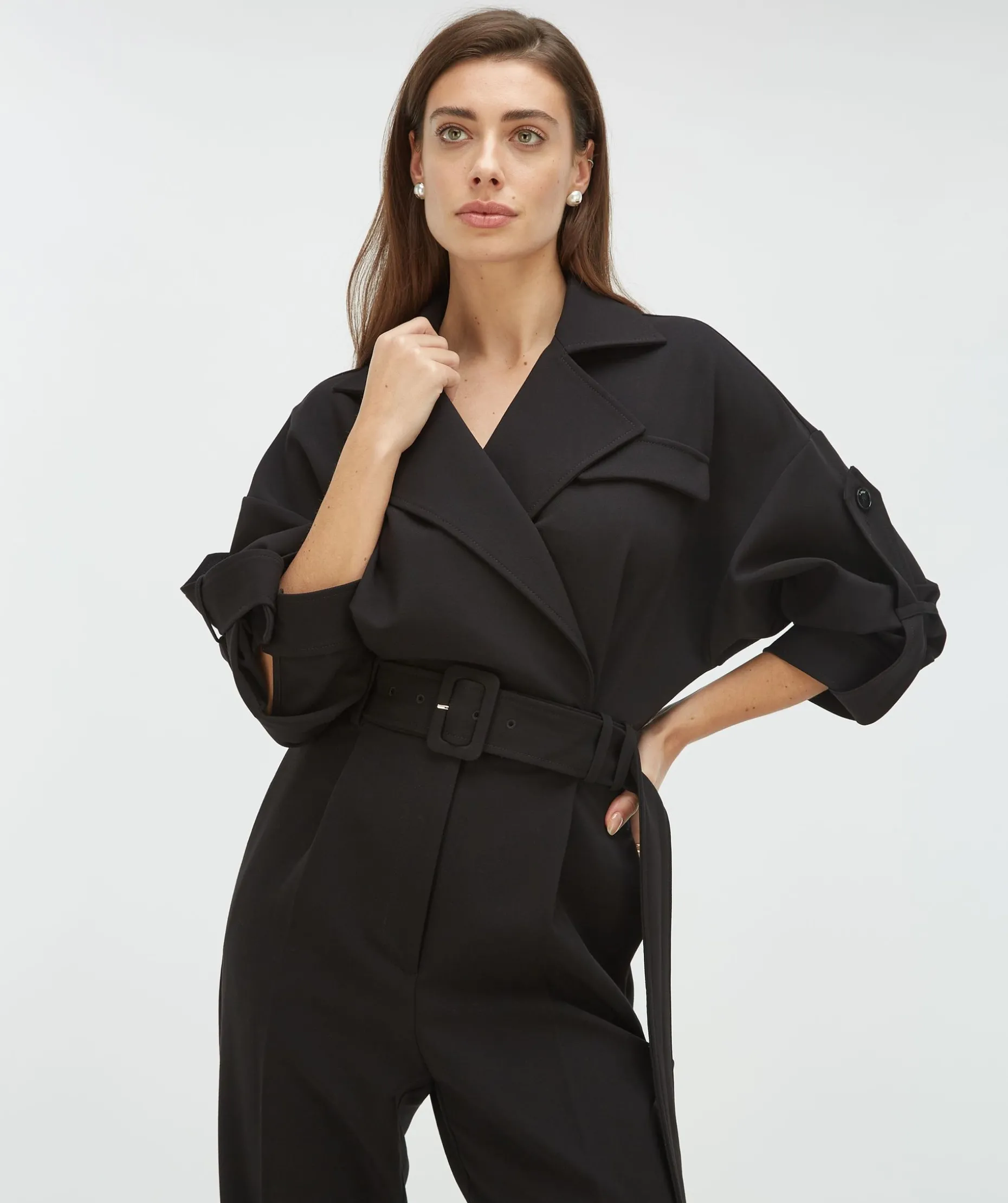 IVESSA regular fit jumpsuit - black