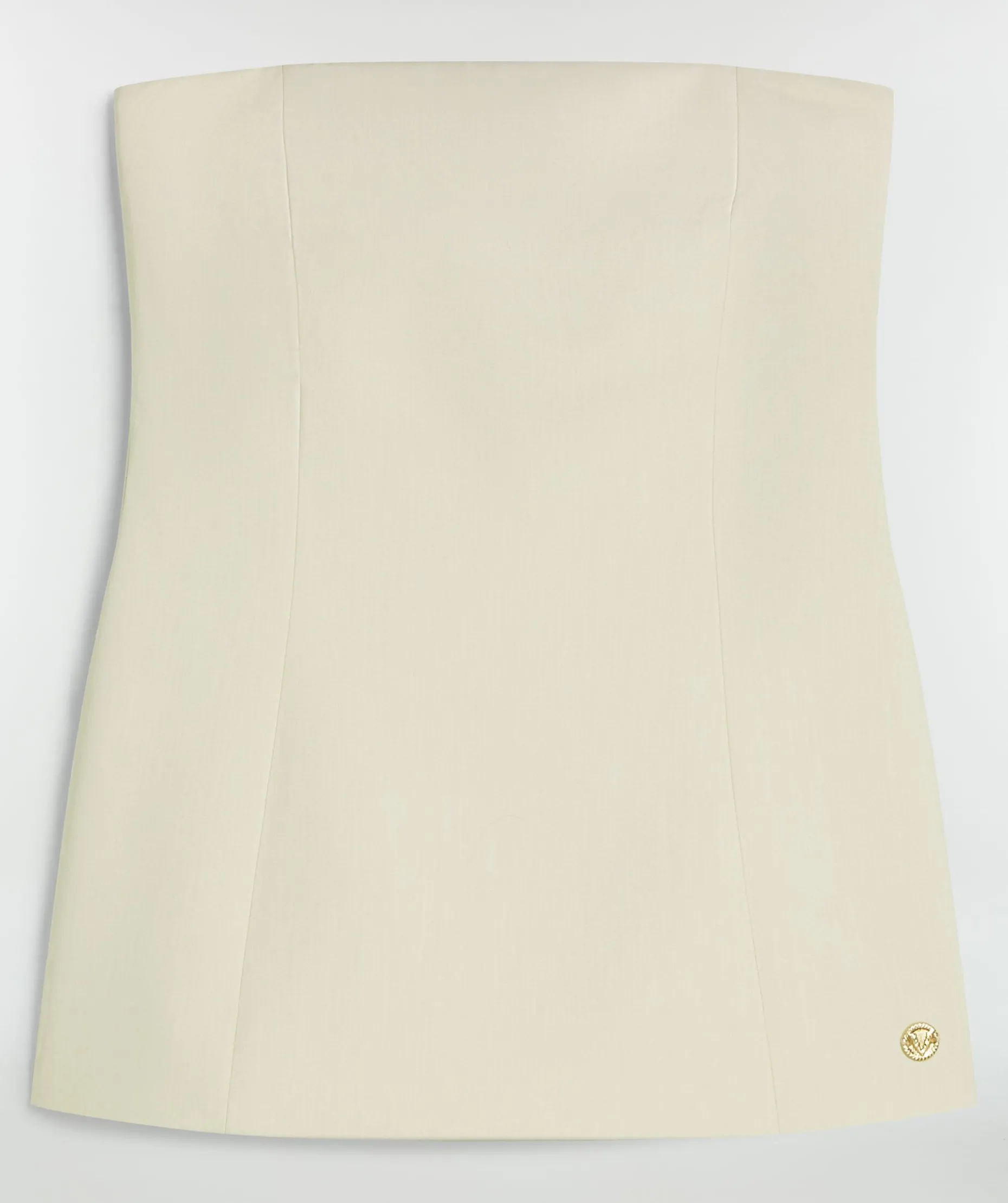 IVY fitted bustier top - light ecru