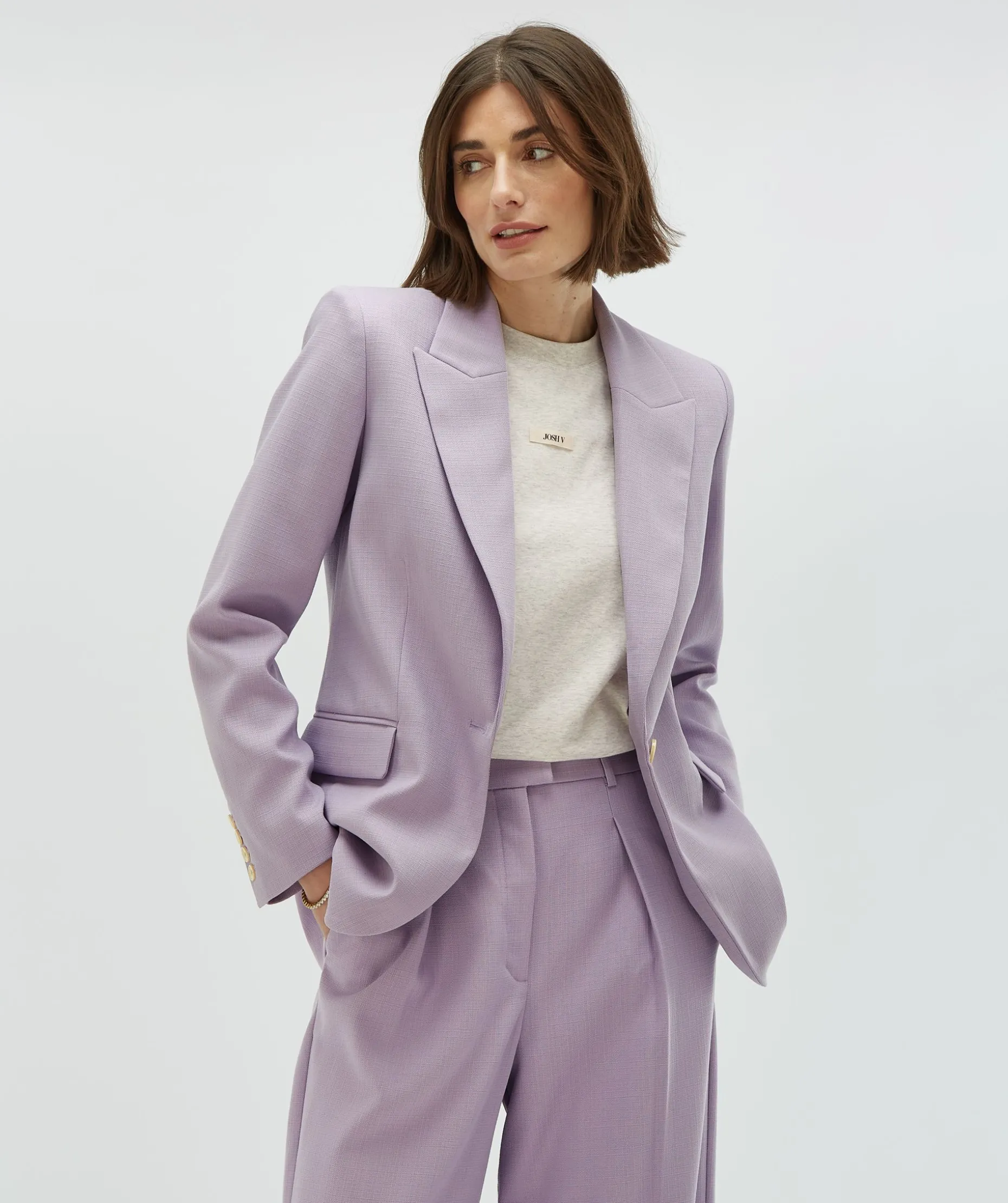 JADE regular fit blazer - lilac