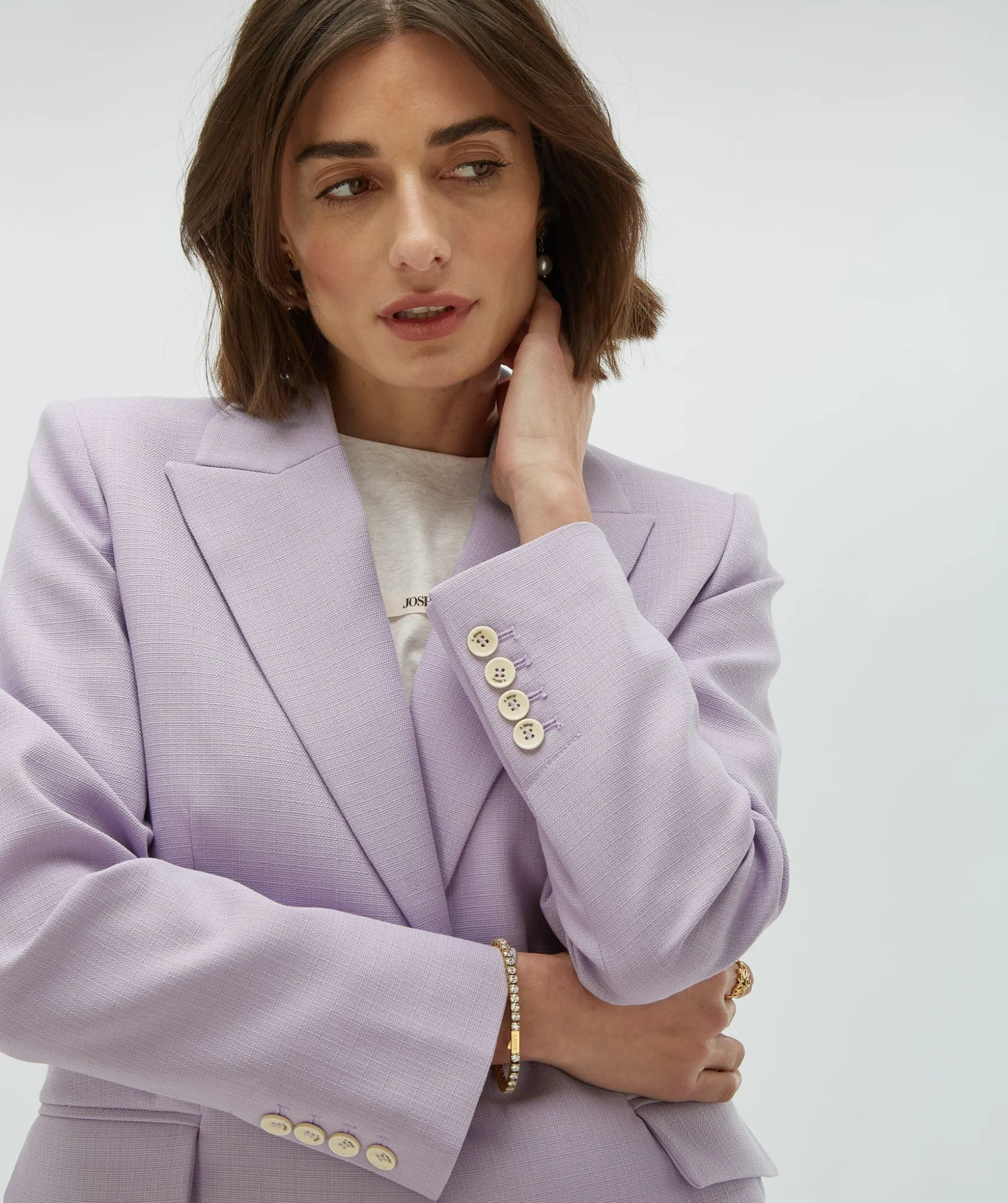 JADE regular fit blazer - lilac