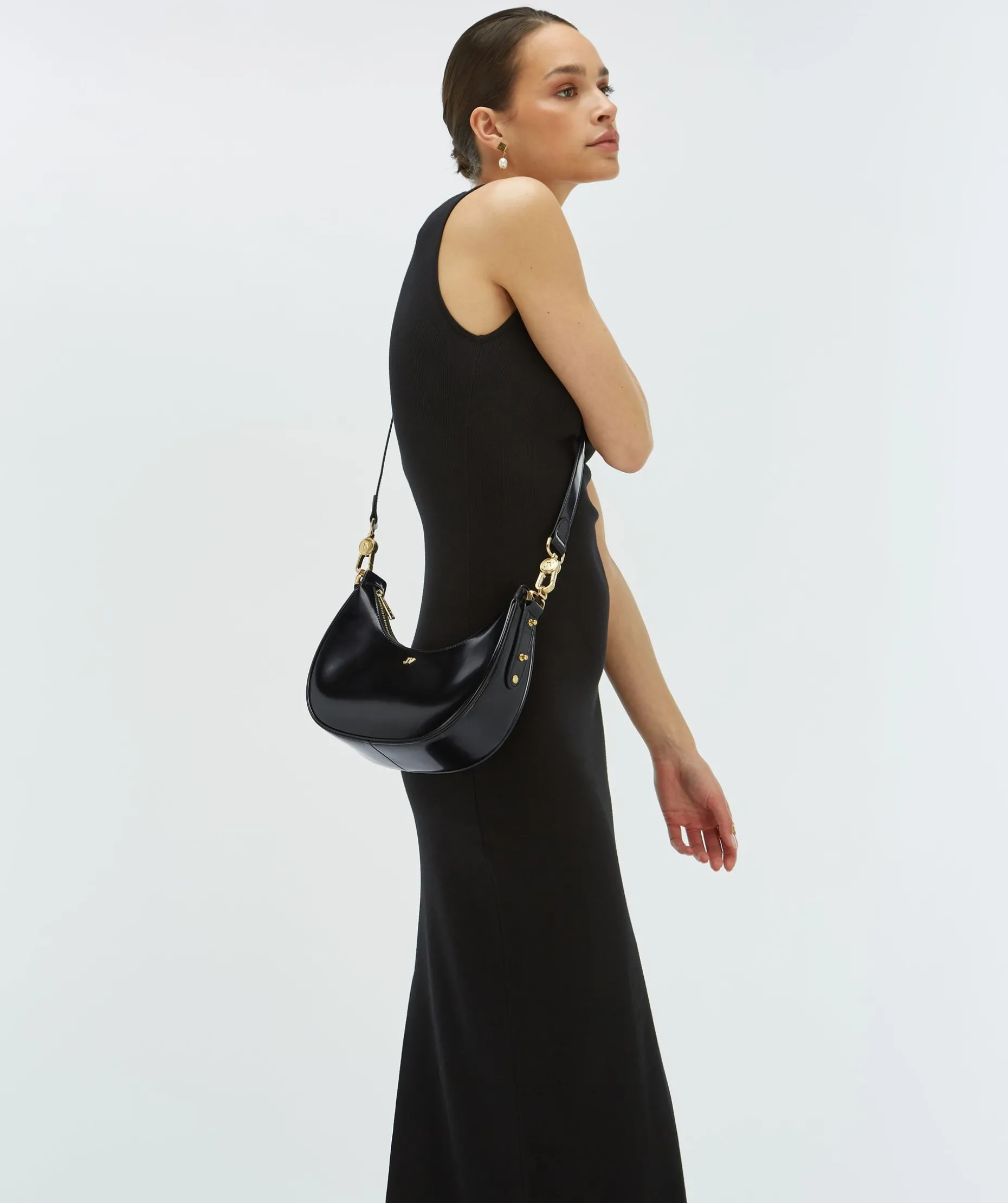 JANNE tas met logo - black