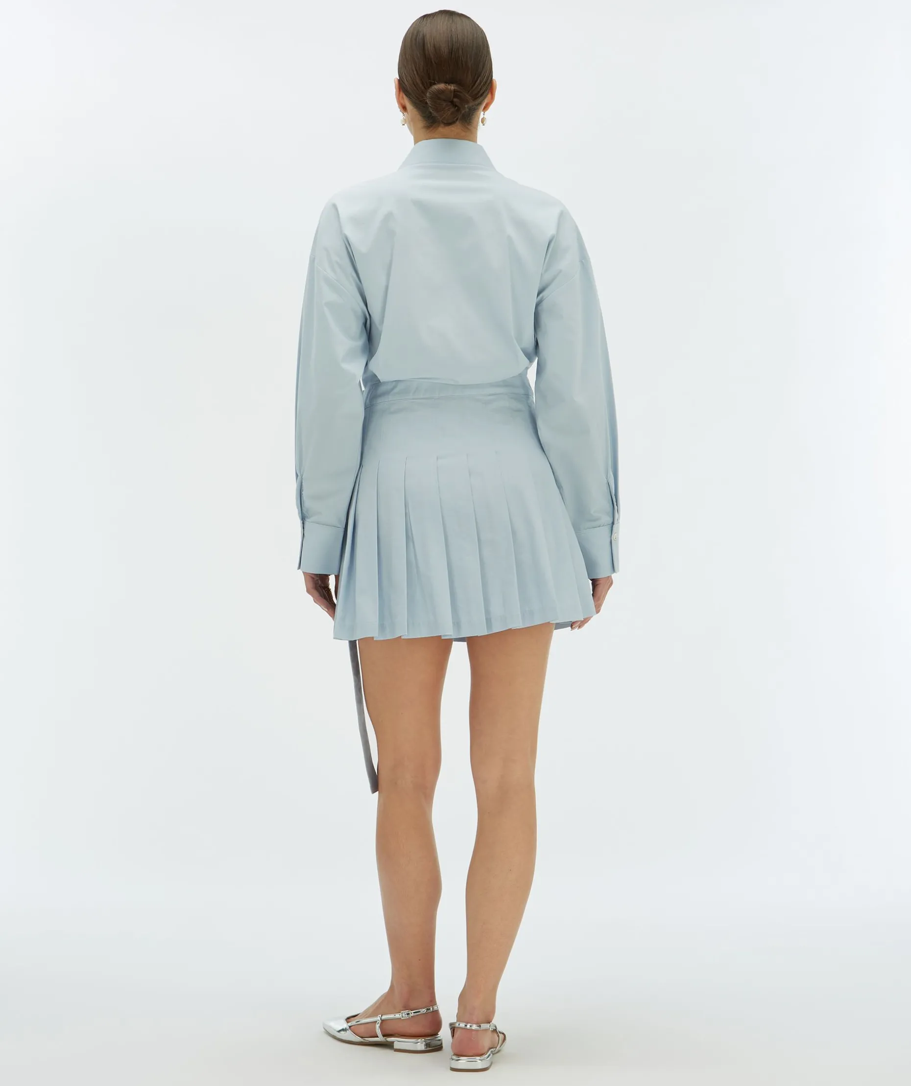 JEANINE regular fit jurk met shorts - sky blue