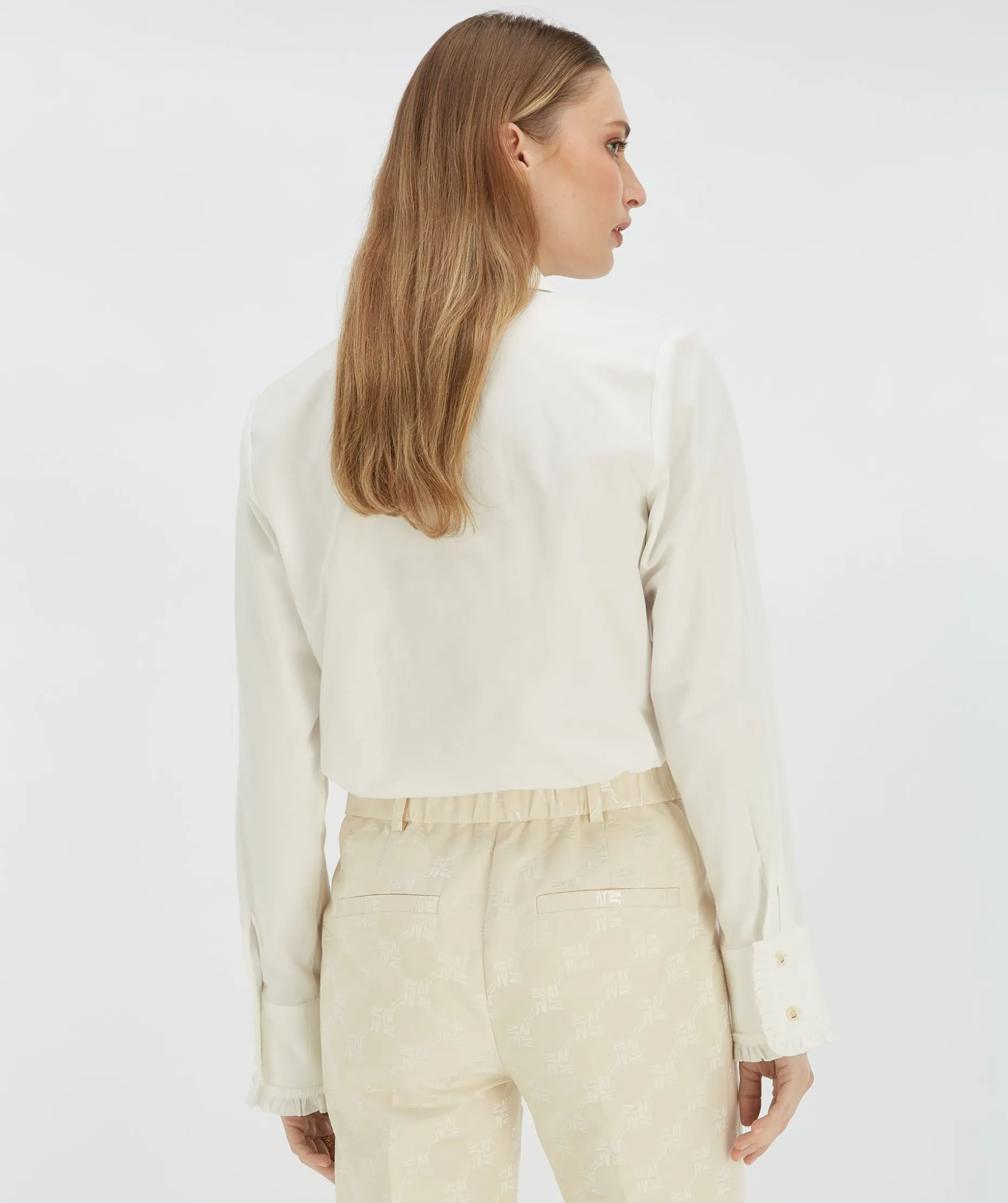 JENNIE regular fit blouse met ruches - off white