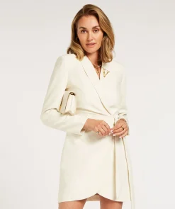 JV BONITA overslagjurk - creme white