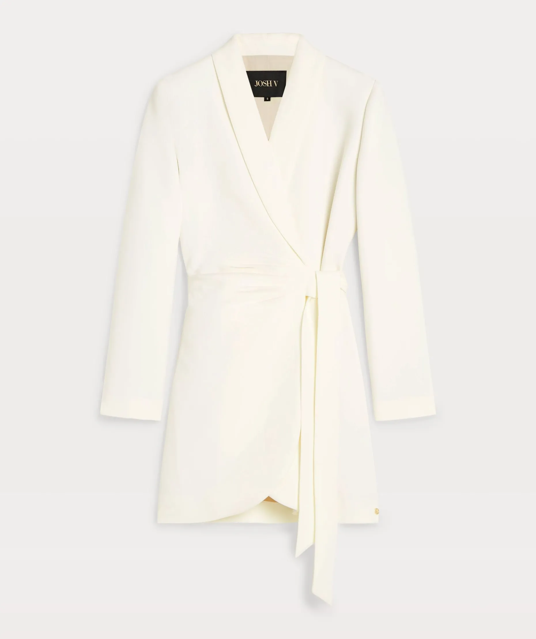 JV BONITA overslagjurk - creme white