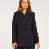 JV DILLEN straight fit blazer - dark blue