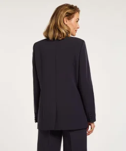 JV DILLEN straight fit blazer - dark blue