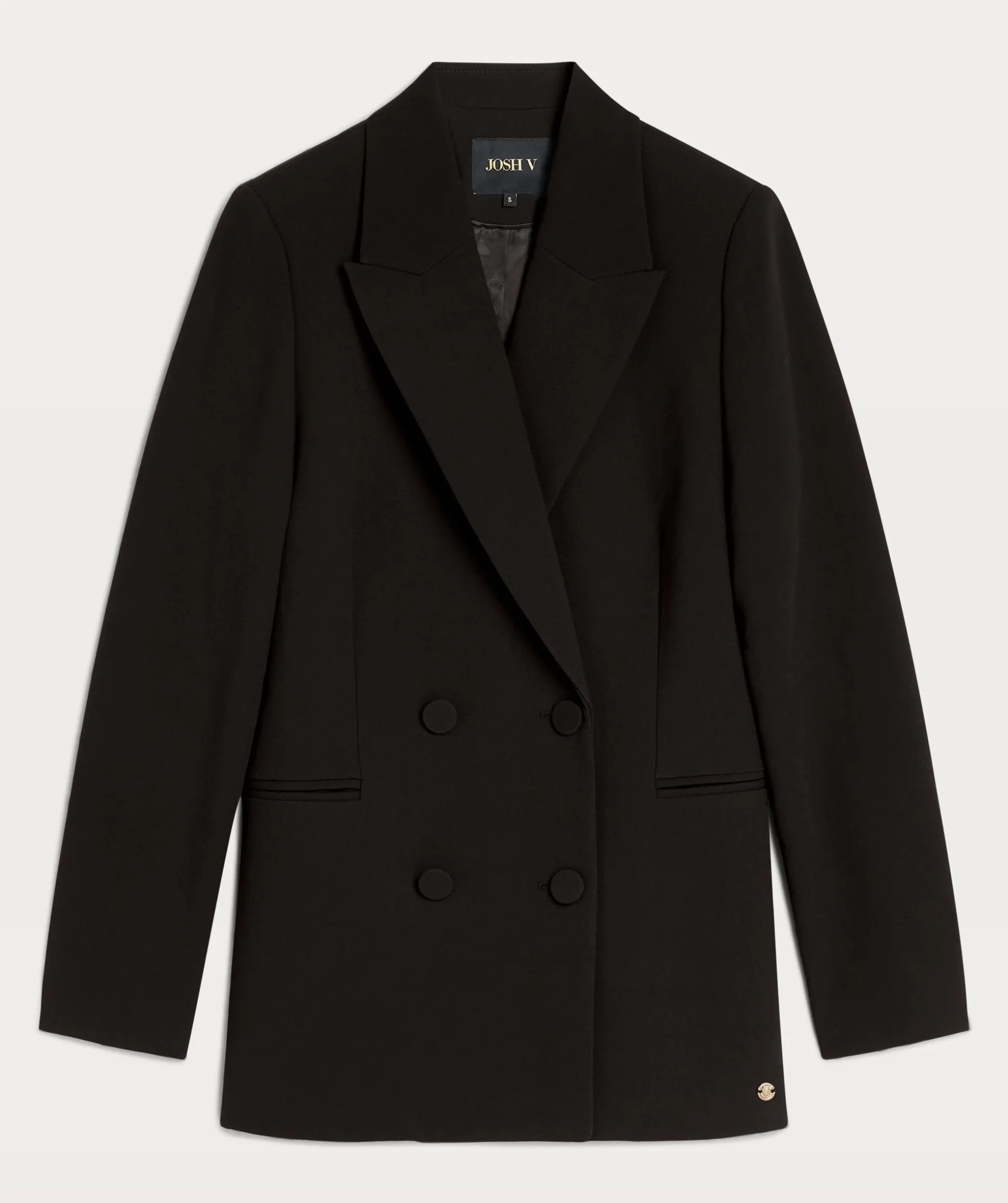 JV DILLEN straight fit blazer - black