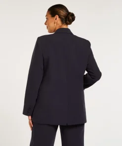 JV DILLEN straight fit blazer - dark blue