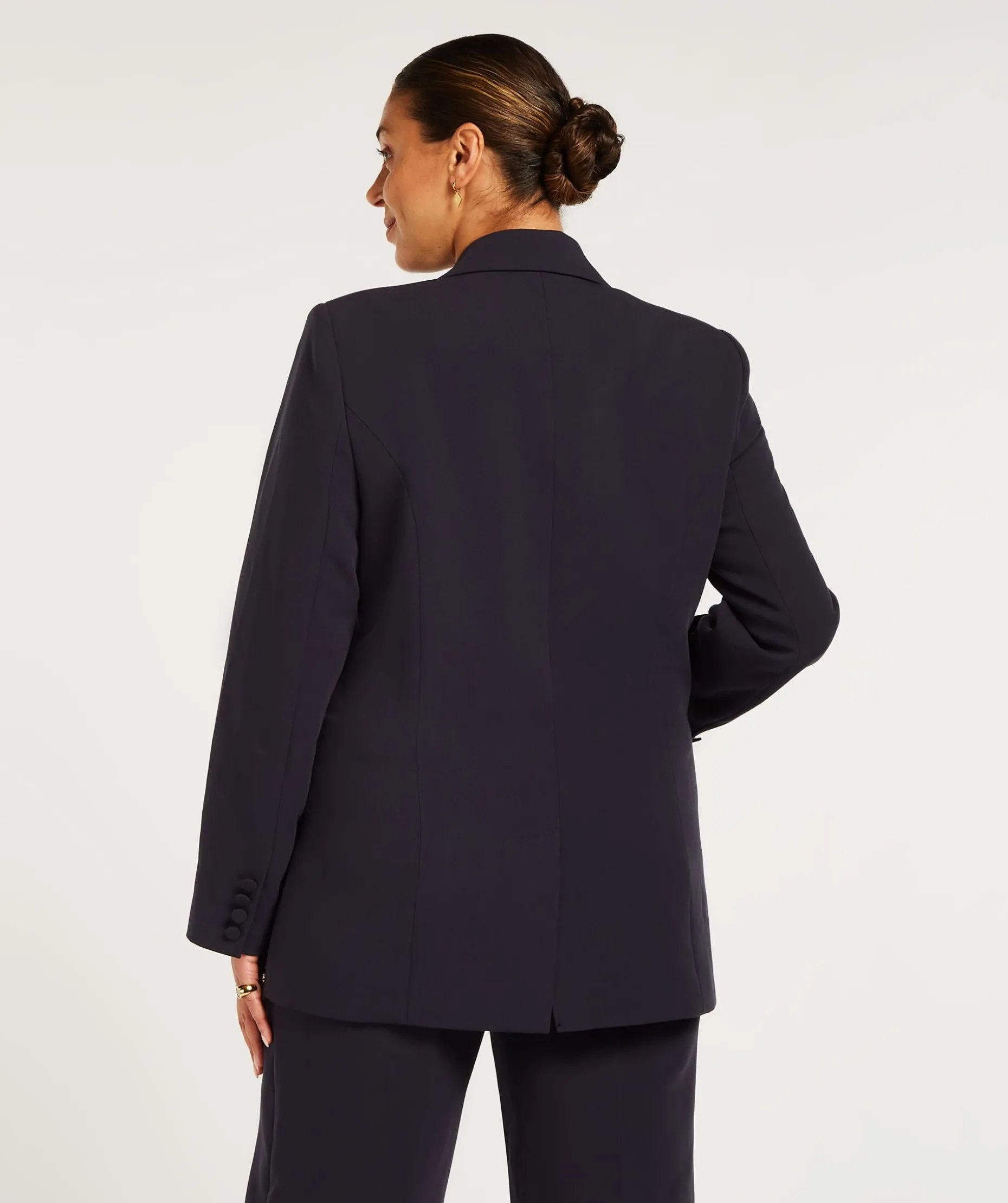 JV DILLEN straight fit blazer - dark blue