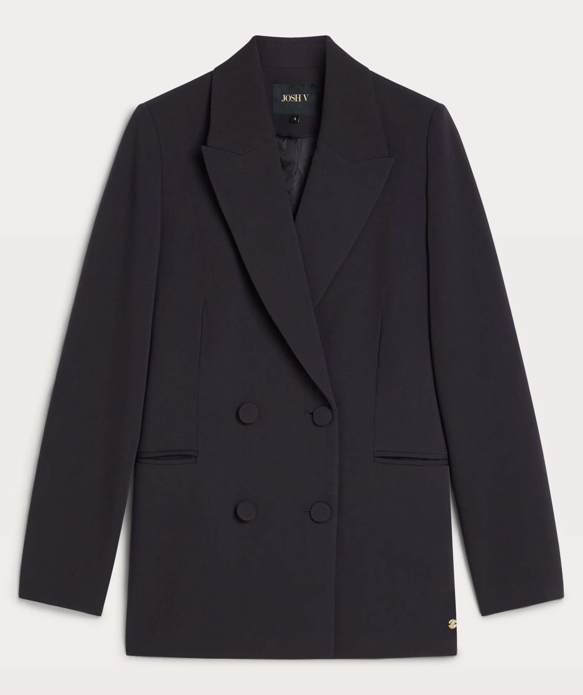JV DILLEN straight fit blazer - dark blue