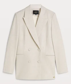 JV DILLEN straight fit blazer - light grey melange