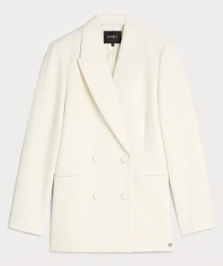 JV DILLEN straight fit blazer - creme white