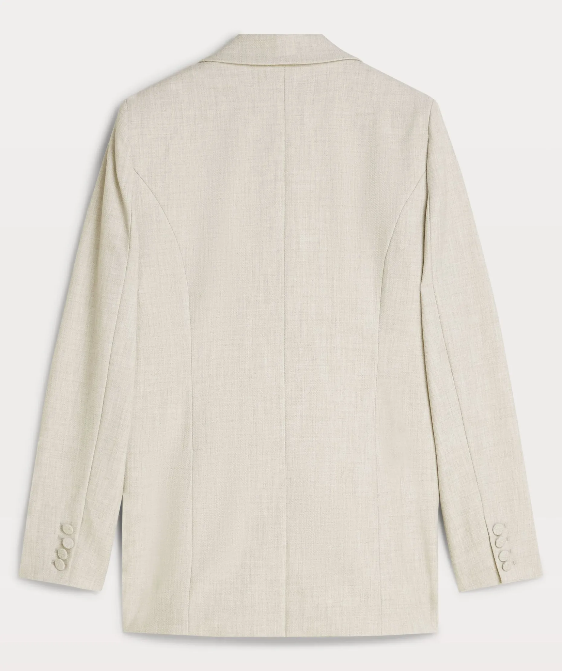 JV DILLEN straight fit blazer - light grey melange