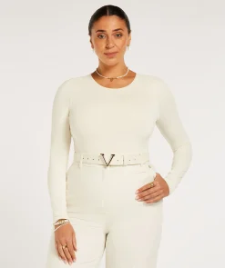 JV FELICE super fitted body - creme white