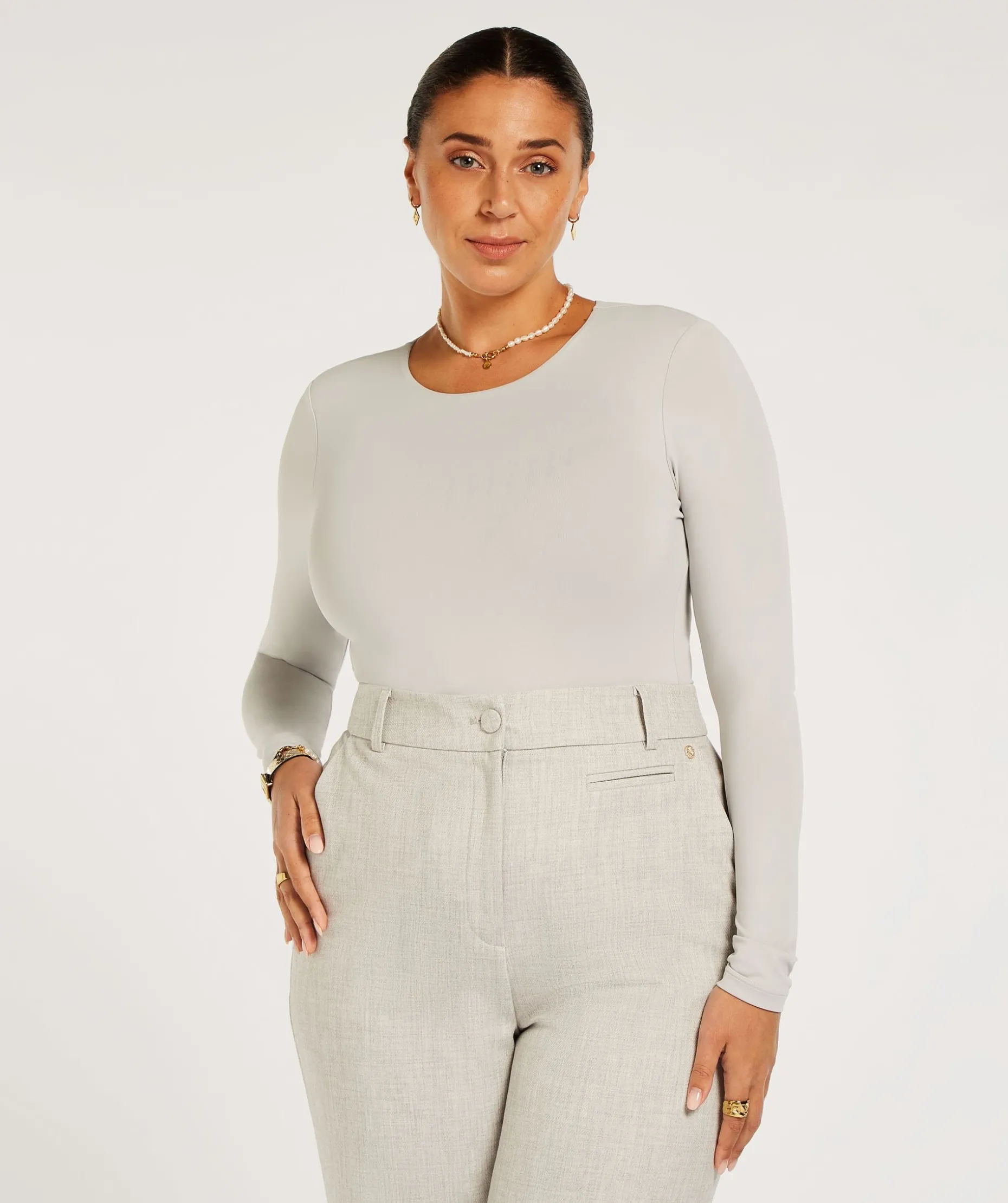 JV FELICE super fitted body - grey