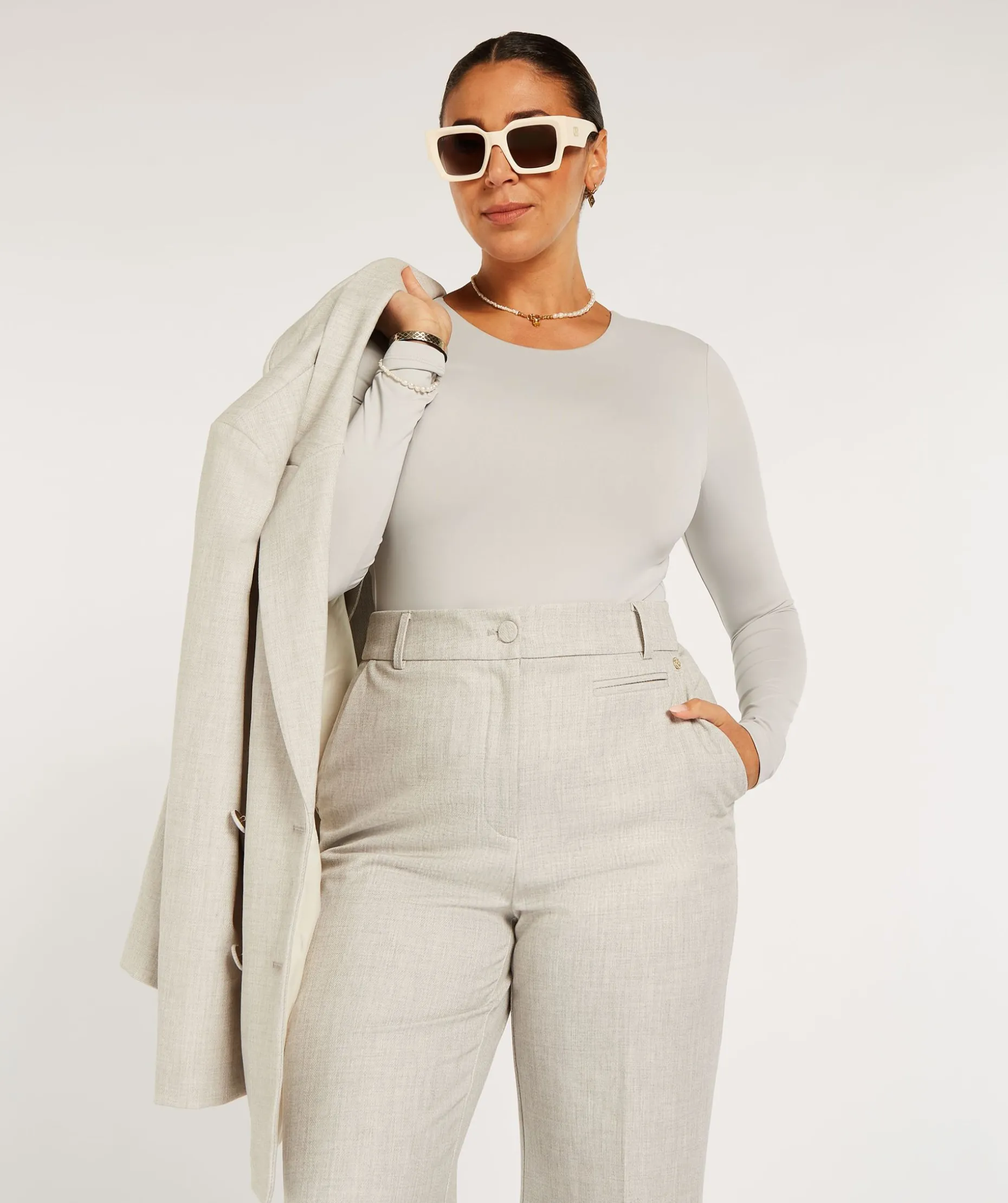JV FELICE super fitted body - grey